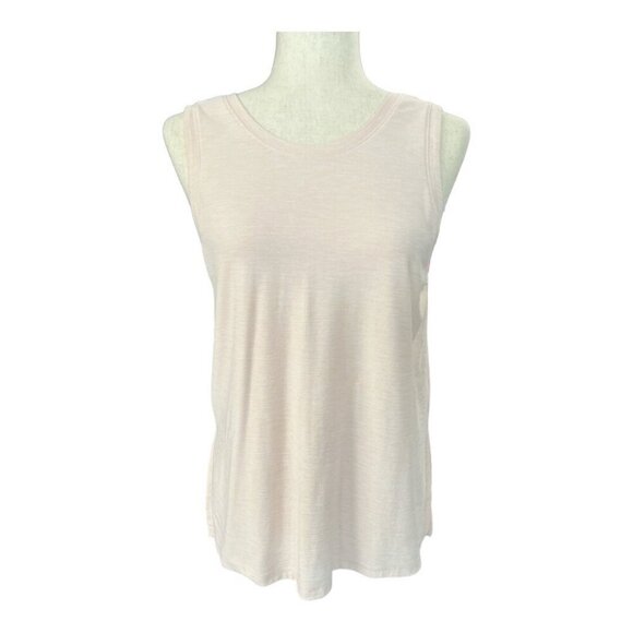 Old Navy Womens Active Tunic Tank Top~Size Small~Pale Peach V-Back ~ L12 07 - Picture 1 of 7